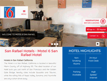 Tablet Screenshot of motel6sanrafael.com